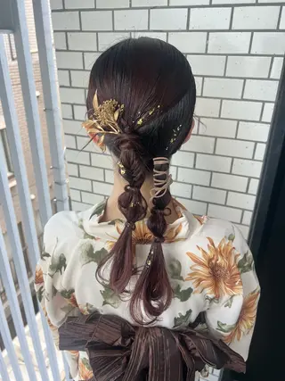 ヘアアレンジ 大人可愛いヘアメイク 💋🧚‍♀️しずかのヘアスタイル