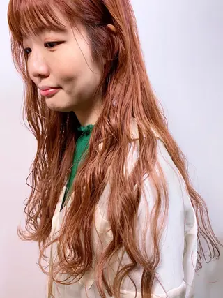 ロング カラー パーマ tension 【テンション】のヘアスタイル