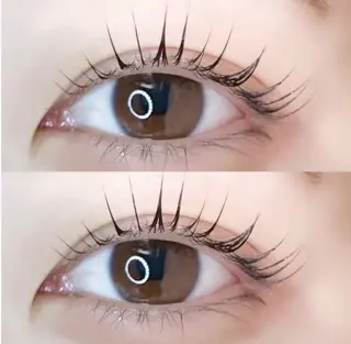 マツエク・マツパ eve🐰束間まつ毛 /透明感カラーのヘアスタイル