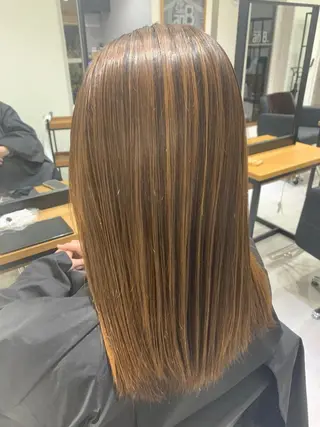 カラー anB ハルカのヘアスタイル