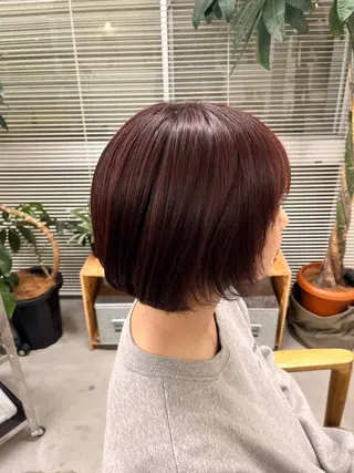 ショート カラー マミ🌱 ボブ/津田沼のヘアスタイル