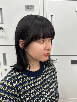 ミディアム arte MAYU カットモデル募集のヘアスタイル