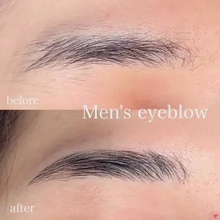 メンズ アイブロウ men'sアイブロウ まつ毛パーマ/さちのマツエク・マツパデザイン