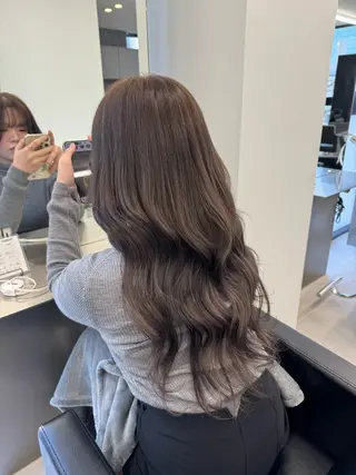 ロング カラー エクステ/透明感 韓国ヘア/KENTAのヘアスタイル