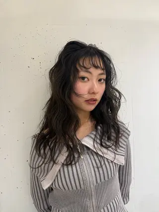 セミロング ヘアアレンジ coco🐺 /XENA表参道のヘアスタイル