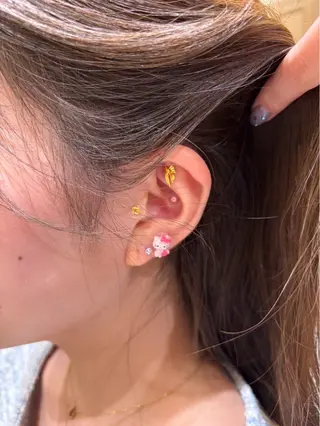 透明感カラー/顔周り カット/レイヤーにかのヘアスタイル