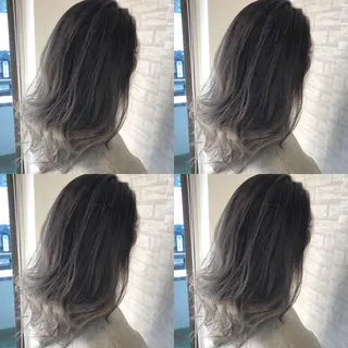 ミディアム カラー JILBLAN京都 ショート/ハイライトのヘアスタイル