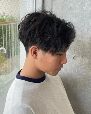 パーマ メンズ メンズモテパーマ💙 fuwaのヘアスタイル