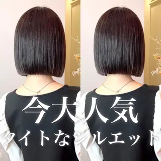 ショート カラー 莉乃/縮毛矯正/髪質 改善/艶カラーのヘアスタイル