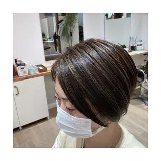 ショート 前田 梨沙のヘアスタイル