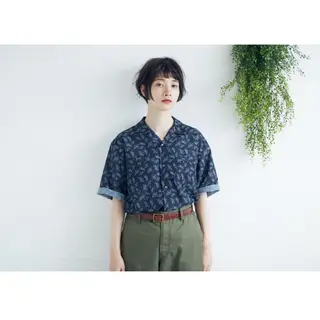 ショート パーマ THE DAY所属・AKI HASHIMOTOのヘアスタイル