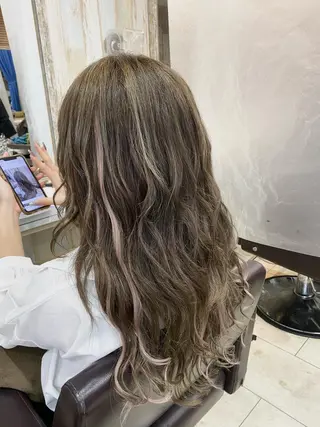 ロング カラー 石井 彰浩のヘアスタイル