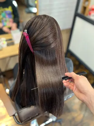 ロング Salowin銀座suite店所属・美髪縮毛矯正/髪質 改善カラー/寺倉海人のヘアスタイル