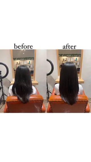 セミロング eme hair design 【エメ】所属・eme ﾅｵ ストレートモデル募集のヘアスタイル