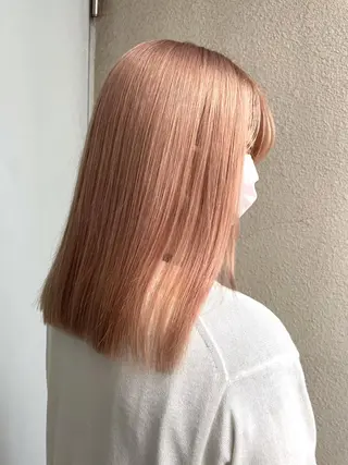 ミディアム カラー ブリーチカラー🌈 石垣翔太のヘアスタイル