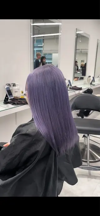 セミロング カラー ハイトーン/デザイン ⛓️mai🖤のヘアスタイル