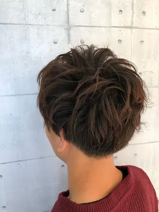 ショート パーマ メンズ 北脇 健治のヘアスタイル