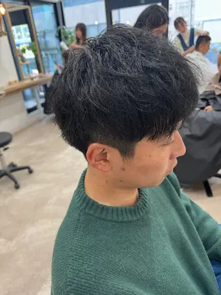 ミディアム パーマ メンズ FURUSHO所属・髪質改善/縮毛矯正 /メンズパーマ川田のヘアスタイル