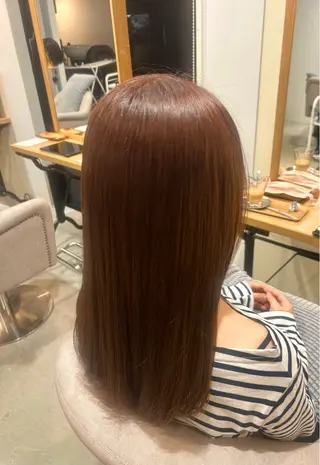 セミロング カラー 𝐌𝐢𝐨/ 薬院 /カラーモデル募集中のヘアスタイル