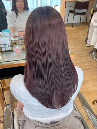 ロング カラー ハイトーン/カラー/ ヘアセット/松田健佑のヘアスタイル