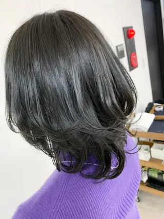 ミディアム 🥇近藤 恭輔🥇 Recharme新保のヘアスタイル