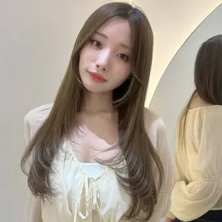 ロング 韓国レイヤー/艶髪/ manami🥣のヘアスタイル