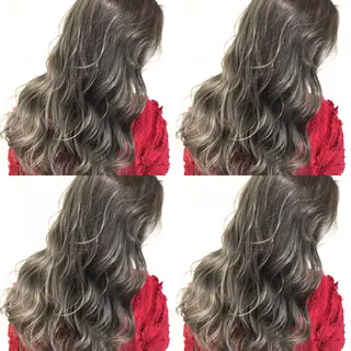 ロング カラー 井上 一平のヘアスタイル