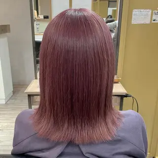 ミディアム FERIA梅田🖤 透明感カラー🎀のヘアスタイル