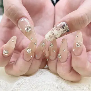 ロング 池袋痛ネイル Nok. 渡辺のネイルデザイン