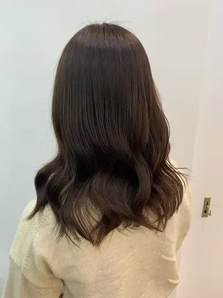 セミロング カラー レイヤー×グレージュ /ピンク🩷mioのヘアスタイル