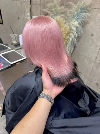 ミディアム カラー Be:arc【ビアーク】所属・⭕️ダメージレス特化 髪質改善🥇丸山憲人のヘアスタイル