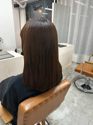 セミロング 須貝心花 fleurdelisのヘアスタイル