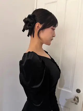 ミディアム 蘭々/レイヤーカット /ナチュラルヘアのヘアスタイル