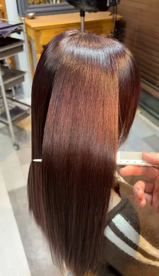 ロング カラー モデル募集中🐈‍⬛ 南隆之輔のヘアスタイル