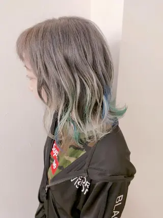 ミディアム カラー デザインカラー髪質 改善Lilithのその他イメージ