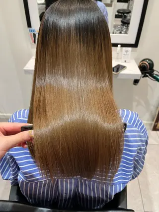 ロング 中原 優美のヘアスタイル