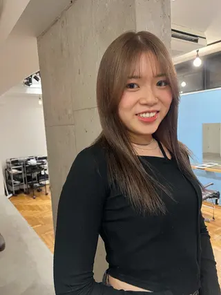 セミロング カラー 暖色/パーマ 🌼クニトウメイのヘアスタイル