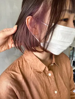 ショート カラー ヘアアレンジ stylist/蛯谷 珠里のヘアスタイル