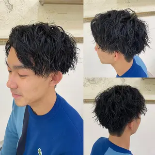 パーマ メンズ 年間2000名担当◎ パーマ職人/仲原佑樹のヘアスタイル