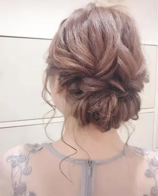 セミロング ヘアアレンジ GRANLUSSO 〜グランルッソ駅前店所属・木口 嘉美のヘアスタイル