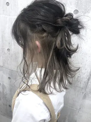 カラー Trip 大名🌟 ブリーチなしカラーのヘアスタイル