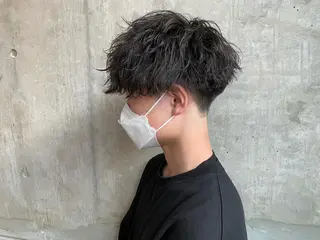 パーマ メンズ BABY 艶髪暗髪ヘア💖達人のヘアスタイル