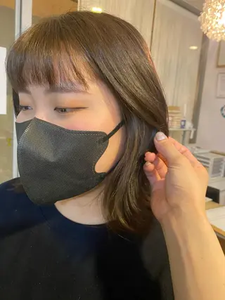 ミディアム ReX  HAIR INTERNATIONAL 【レックスヘアーインターナショナル】所属・ReX 【心斎橋】 rin🌙のヘアスタイル