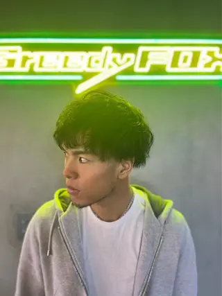 ミディアム パーマ dunhill 斉藤 大樹/メンズカットのヘアスタイル