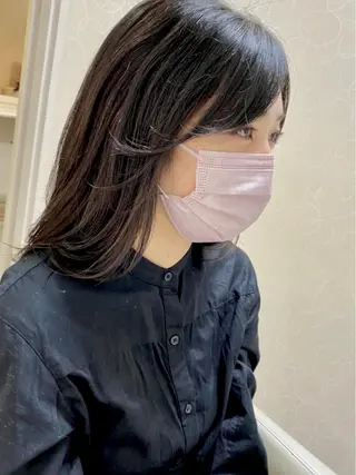 セミロング カラー ママ美容師 ＊ヒマワリのヘアスタイル