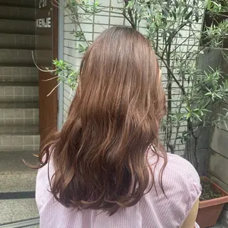 ロング ベージュ/アレンジ /横浜/杉本千夏のヘアスタイル