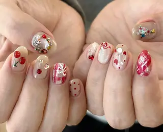 ネイル By moonネイル 🌷ワンホン/韓国風のネイルデザイン