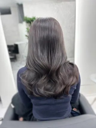 セミロング 田之上千尋/透明感 ブリーチなし/韓国風のヘアスタイル