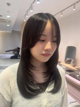 ロング BELLE by revo所属・𝘀𝗮𝗲/ 艶髪/ショートボブのヘアスタイル