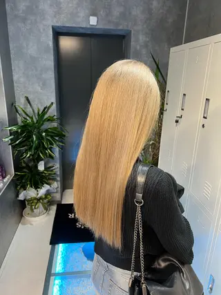 ロング カラー 👑垢抜け韓国ヘア ハッシュカット唯澄のヘアスタイル